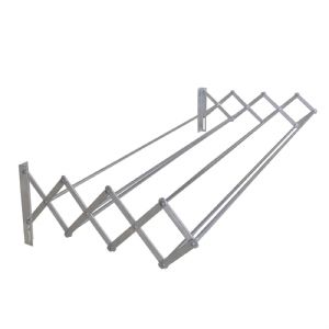 Varal Sanfonado Parede Retrátil Alumínio De 1 Metro